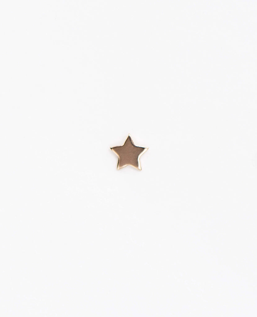Boucles d’oreilles Earrings gold plated plaqué or résistante à l’eau waterproof star étoile puce 
