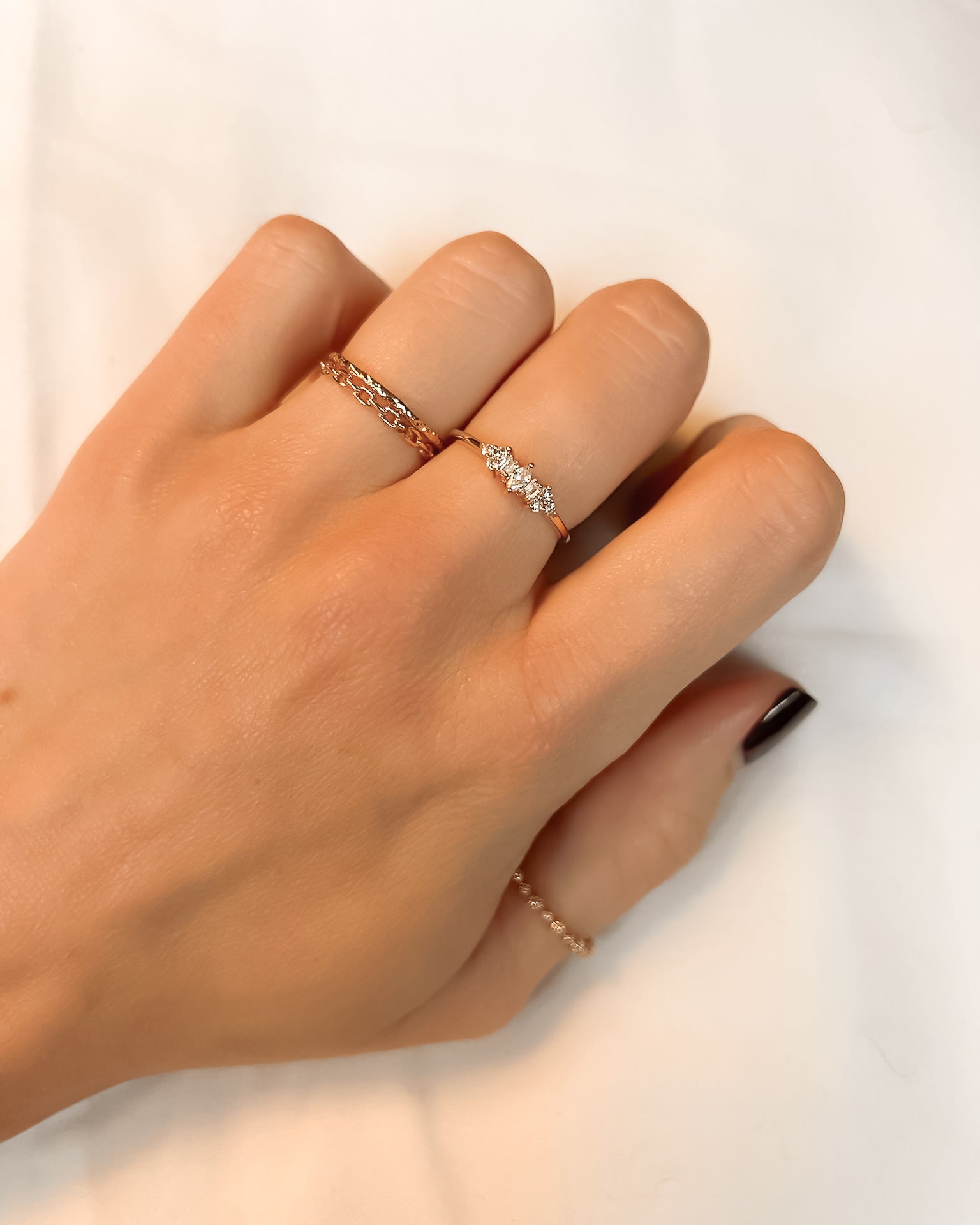 Bague Mérida, España  - Bague Princesse plaqué or avec Zircon