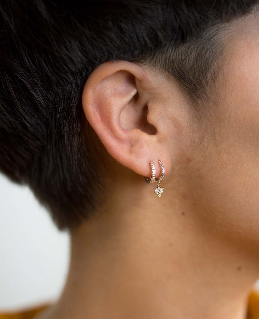 Boucle d'oreille earrings créoles brillantes shiny résistante à l'eau wateproof silver argent massif 