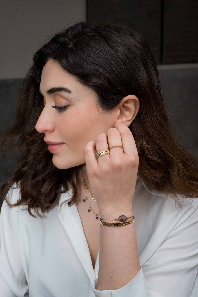 Ring Figueras, España - Simple Stackable Gold Plated Ring