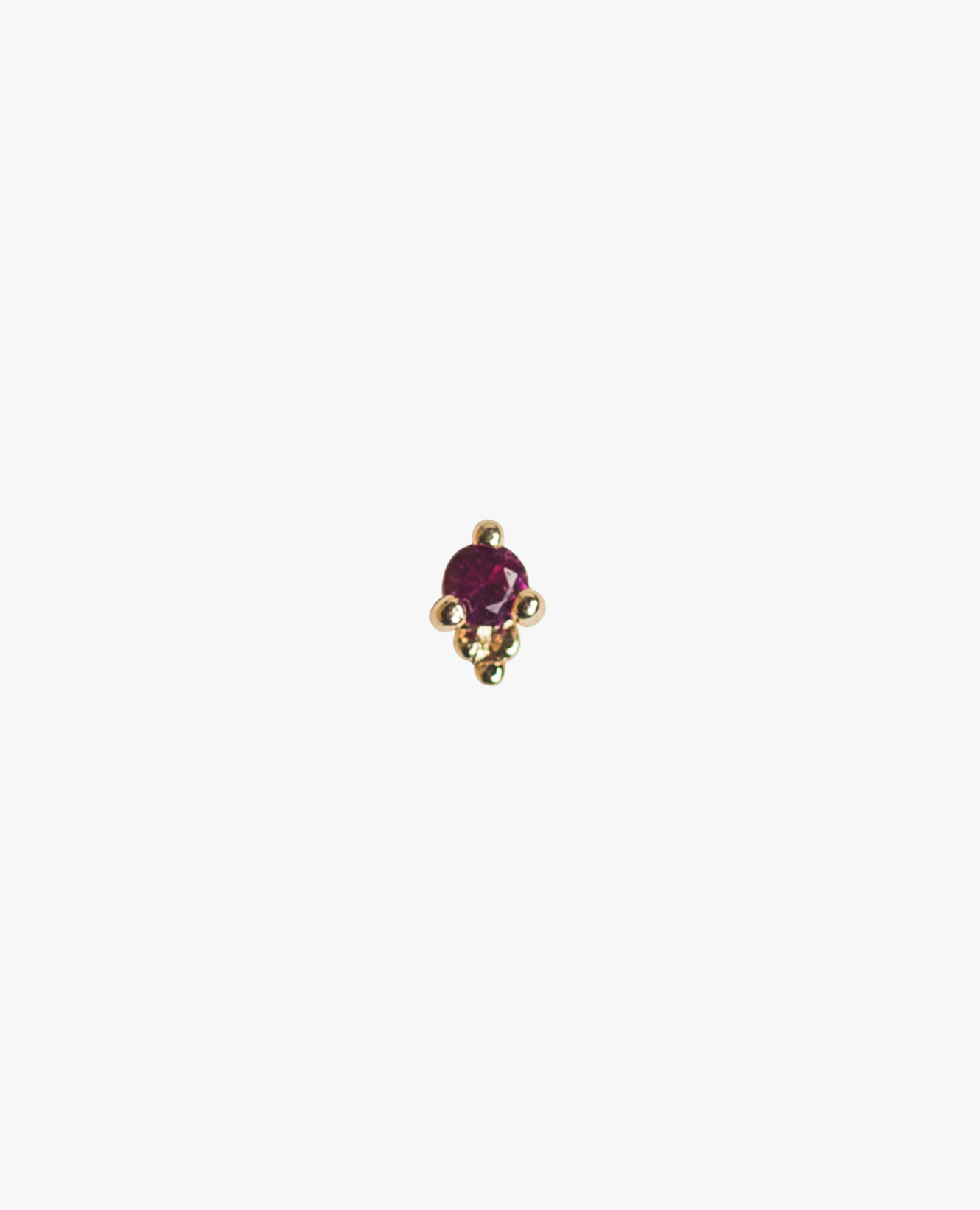 Boucle d'oreille en forme de raisin plaqué or résistant à l'eau waterproof earrings gold plated mini red wine grappes raisin 