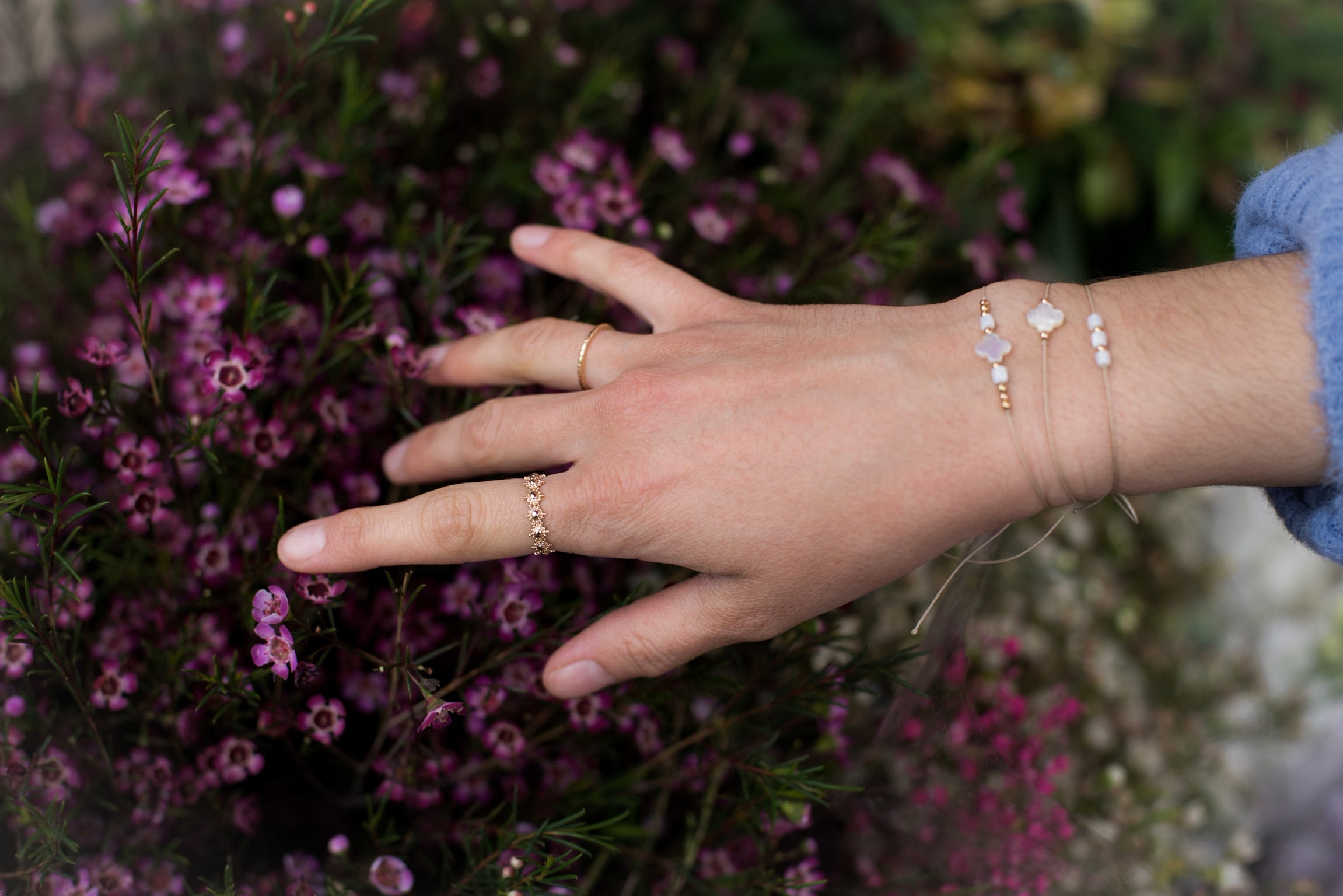 Bague plaqué or ring gold plated résistante à l’eau waterproof mini Suns petits soleil 